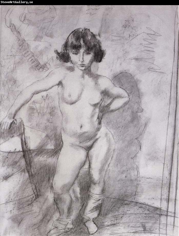 Jules Pascin Naked maiden Keludina